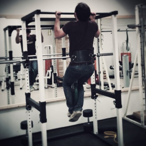 Leukoja 10 kg lisäpainolla.